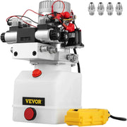 Load image into Gallery viewer, Amocart 12V DC Double Acting Solenoid Hydraulic Power Pack Car Jack With 4.5L Tank Dump Trailer Electric Lifting Tools