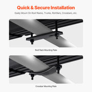 Load image into Gallery viewer, SucceBuy Roof Rack Water Tank Multi-Dispensing Outdoor Tank High-Capacity Aluminum Tank with Pressurization Port Fit for Trunk