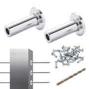 Load image into Gallery viewer, SucceBuy 121/81/101 Pack T316 Stainless Steel Protector Sleeves for 1/8" or 3/16" Wire Rope Cable Railing