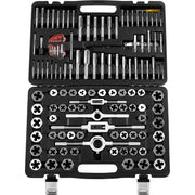 Load image into Gallery viewer, SucceBuy 116-Piece Tap and Die Set Include Metric and SAE Size Bearing Steel Taps and Dies Essential Threading Tool - AMOCART