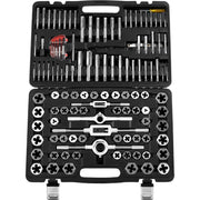 Load image into Gallery viewer, Amocart 116-Piece Tap and Die Set Include Metric and SAE Size Bearing Steel Taps and Dies Essential Threading Tool