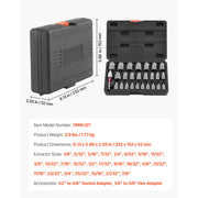 Load image into Gallery viewer, SucceBuy Bolt Extractor Kit Impact Bolt & Nut Remover Set with Pin Punch Solid Storage Case Cr-Mo Steel for Removing Damaged - AMOCART