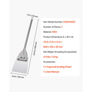 Load image into Gallery viewer, SucceBuy SDS Max Floor Scraper 23.6" x 5.9" Chisel Bit with Shank Compatible with Rotary Hammers for Removing Laminate Flooring - AMOCART