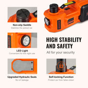 Load image into Gallery viewer, SucceBuy 5 Ton Electric Car Jack 11023 LBS Hydraulic Jack Lift Portable Car Jack for SUV Sedan Truck Change Tires Garage Repair