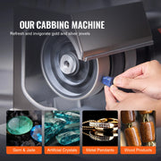Load image into Gallery viewer, SucceBuy Cabbing Machine 6" 2HP 1800rpm Efficient Lapidary Rock Grinder Polisher With Lamp & Water Pump for Gem Jade Stone - AMOCART