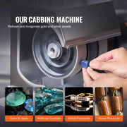 Load image into Gallery viewer, Amocart Cabbing Machine 6" 2HP 1800rpm Efficient Lapidary Rock Grinder Polisher With Lamp & Water Pump for Gem Jade Stone