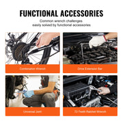 Load image into Gallery viewer, SucceBuy Mechanics Tool Set and Socket Set Deep and Standard Sockets 145/205 Pcs SAE and Metric Mechanic Tool Kit with Bits