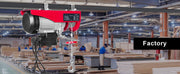 Load image into Gallery viewer, Amocart 1320-2200 lbs Wireless Electric Hoist with 40ft Single Cable Lifting Height Steel Wire Winch for Garage Warehouse