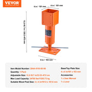 Load image into Gallery viewer, SucceBuy 24700 lbs Screw Jack Post 13.2"-18.7" Adjustable Shore Jack Temporary House Floor Jack Pole for Home Leveling Lifting