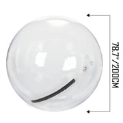 Charger l'image dans la visionneuse de galerie, SucceBuy Boule gonflable à marcher sur l'eau de 2M avec pompe à air, en PVC, imperméable, pour parc d'attractions et piscine