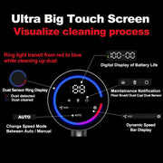 Load image into Gallery viewer, ABIR VC205 Cordless Handheld Vacuum Cleaner,27000PA,Touch Screen,Smart Dust Sensor,Auto Speed Control for Home Bed Carpet Clean