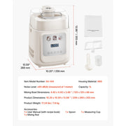 Load image into Gallery viewer, Amocart Upright Automatic Ice Cream Maker with Built-in Compressor 1 Quart No Pre-freezing Gelato Maker & Frozen Yogurt Machine