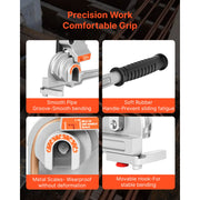 Load image into Gallery viewer, SucceBuy Pipe Tube Bender 1/4" 3/8" 1/2" OD 3 in 1 Manual Level Tube Bender 180° Copper Aluminum Pipes Bending Tool for Repair - AMOCART