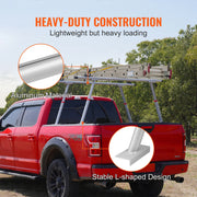 Bild in Galerie-Viewer laden, Amocart Truck Rack, 800 lbs Capacity, 71"x31" Aluminum Ladder Rack for Truck with 8 Non-Drilling C-clamps, Heavy Duty Truck Bed