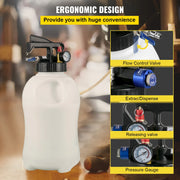 Load image into Gallery viewer, SucceBuy Transmission Fluid Pump 10L ATF Pump Fuel Extraction with Two-way Control Pressure Gauge 14 Common Adapters for Cars