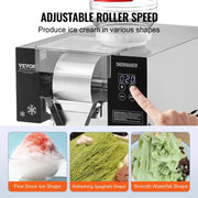 Load image into Gallery viewer, Succebuy Commercial Snowflake Ice Machine Stainless Steel Air Cooling System&Rapid Heat Dissipation for Bakery Cafe - AMOCART