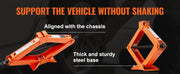 Load image into Gallery viewer, SucceBuy Scissor Jack 2.5 Ton Scissor Car Jack 3.7"-17.1" Lifting Range Scissor Lift Jack Portable Tire Jack for Car Truck SUV