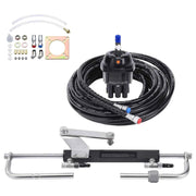 Load image into Gallery viewer, Amocart Hydraulic Outboard Steering Kit 90HP Marine Boat Hydraulic Steering System for Single Station Single-Engine Boats Use