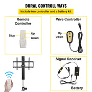 Load image into Gallery viewer, Amocart Remote TV Lift Motorized Cabinet TV Mount Bracket Electirc Actuator Lift Column DC Motor Height Adjustable Plasma LCD