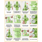 Bild in Galerie-Viewer laden, SucceBuy Button Maker Machine Plastic Pin Maker 100pcs Button Parts Circle Cutter and Hex Wrenches Reinforced Ergonomic Handle