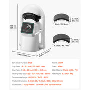 Bild in Galerie-Viewer laden, Amocart Auto Hat Heat Press Machine with 2 Interchangeable Platens Automatic Open & Release Touchscreen Temperature Control
