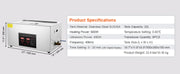 Load image into Gallery viewer, SucceBuy 2L 3L 6L 10L 22L 30L Ultrasonic Cleaner Stainless Steel Portable Cleaning Washing Machine Ultrasound Home Appliance