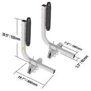 Load image into Gallery viewer, Amocart Boat Trailer Guide Adjustable Guide Poles 2PCSRustproof Galvanized Steel Trailer Guide for SkiBoat or Sailboat Trailer