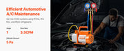 Load image into Gallery viewer, SucceBuy 3.5 CFM 4.5 CFM Vacuum Pump & Gauge Set, Single Stage Rotary Vane HVAC & Hoses for R134a R12 R22 R502a R410A R404 R407C