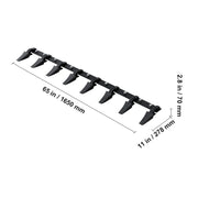 Load image into Gallery viewer, SucceBuy Bucket Tooth Bar Heavy Duty Tractor Bucket Teeth Bar for Sub-Compact Tractor Loader 4560 lbs Load-Bearing Capacity - AMOCART