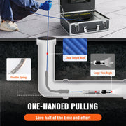 Load image into Gallery viewer, Amocart Sewer Camera 7" Screen Pipeline Inspection Camera w/ DVR Function Waterproof Camera w/12 Adjustable LEDs 16 GB SD Card