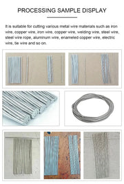 Load image into Gallery viewer, 0.1-2mm Automatic Metal Wire Straightening and Wire Rope Cutting Machine for Stainless Steel Copper Welding Wire Flat Cutter