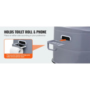 Bild in Galerie-Viewer laden, Amocart Portable Toilet for Camping Porta Potty with 1.3G Detachable Inner Bucket Travel Toilet for Outdoor Camping Travel