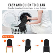 Bild in Galerie-Viewer laden, SucceBuy 50PCS Spandex Chair Cover for Wedding Party Universal Fitted Chair Cover Removable Washable Protective Slipcovers