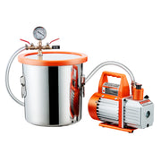 Load image into Gallery viewer, Amocart 3.5 CFM Single Stage Pump & 3 Gallon Vacuum Chamber Degassing Chamber Kit for Stabilizing Wood Degassing Silicone Resin