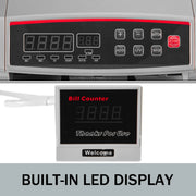 Load image into Gallery viewer, SucceBuy 1000Pcs/Min Money Counter Business Cash Register Euros Bills Fake Banknote Detector by UV & MG Function for Banks Shops