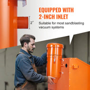 Charger l'image dans la visionneuse de galerie, w/ 1.8 Gal Capacity-Universal Fit for Sandblaster Cabinets Amocart Dust Collection System1.6-HP Dust Collector Media Reclaimer