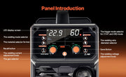 Bild in Galerie-Viewer laden, SucceBuy 5-in-1 MIG Welder 200Amp Pluse Mig Welding Machine Gas MIG/Flux Core MIG/Stick/Lift TIG/AU TIG with LCD Screen Display