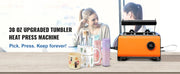 Charger l'image dans la visionneuse de galerie, Amocart 11-30Oz Cup Tumbler Heat Press Touchscreen DIY Gift Ceramic Mug Heat Presser Sublimation Transfer Auto Printing Machine