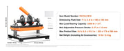 Load image into Gallery viewer, SucceBuy Leather Cutting Machine Embossing Plate Manual Die Cutter 0.47 in Pressure Stroke Leather Embossing Machine