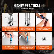 Load image into Gallery viewer, SucceBuy Helicoil Thread Repair Kit SAE Metric Rethreading Tool Kit HSS Drill Bits Thread Inserts Breakoff Installation Tools