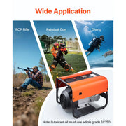 Load image into Gallery viewer, SucceBuy PCP Air Compressor 4500PSI/30Mpa Diving Scuba Tank Double-Cylinder Auto Stop with External Water & Fan Cooling System - AMOCART