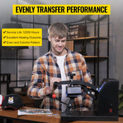 Load image into Gallery viewer, Amocart Hat Cap Heat Press 5.5 x 3.5 inch Heat Transfer Stamping Sublimation Machine Digital Display Clamshell DIY Advertising