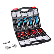Load image into Gallery viewer, SucceBuy Helicoil Thread Repair Kit SAE Metric Rethreading Tool Kit HSS Drill Bits Thread Inserts Breakoff Installation Tools