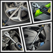 Charger l'image dans la visionneuse de galerie, Clé dynamométrique numérique 1/2'' Précision 2% Outils à main 1/4'' 3/8'' Clé dynamométrique numérique pour auto, moto, vélo Waxtron Hot