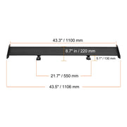 Load image into Gallery viewer, SucceBuy GT Wing Car Spoiler 53.1 inch Universal Spoiler with Double Deck Car Rear Spoiler Wing, Racing Spoiler BGW/JDM Drift