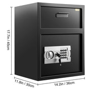 Load image into Gallery viewer, SucceBuy Electronic Safe Deposit Box Secret Hidden Piggy Bank Digital Access &Override Keys for Store Money Gun Jewelry Document - AMOCART