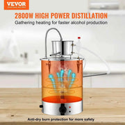 Load image into Gallery viewer, Amocart 30/50L Stainless Steel Alcohol Distiller Alcohol Still Essential Oil Brewing DIY Whisky Wine Brandy Distillery Home Use
