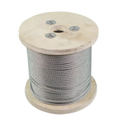 Load image into Gallery viewer, SucceBuy T316 Stainless Steel Cable 7x7 Steel Wire Rope 500FT Cable Railing Transport Wire Rope Cable for Railing Decking DIY