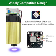 Load image into Gallery viewer, LASER TREE 4w 5W Laser Module 450nm Laser Head Blue Laser for Cnc Laser Engraving Cutting Machine WoodWorking DIY Tools