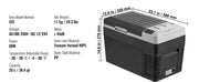 Load image into Gallery viewer, SucceBuy 20L 22L 35L 45L 55L Car Refrigerator Mini Fridge Freezer Portable Compressor Cooler DC 110-240V Ice Box for Camping